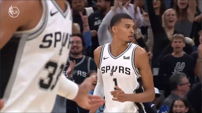 Lo mejor del estreno de Wembanyama en la NBA