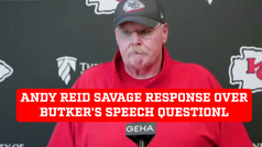 Andy Reid delivers savage response to media over Butker's speech question