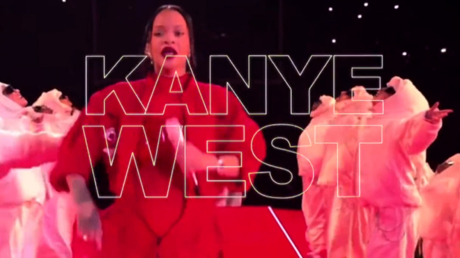 Rihanna paid tribute to Kanye West at the Super Bowl despite his many ...