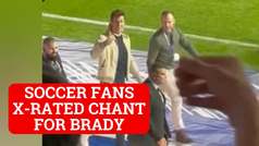 Tom Brady targeted by soccer fans with X-Rated chant to bruise his ego - VIDEO