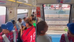 Metro CDMX: Video de un vagn de la Lnea 2 viajando con puertas abiertas causa indignacin