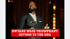 Dwyane Wade Returns Triumphant in 'The Toast' of the NBA Finals