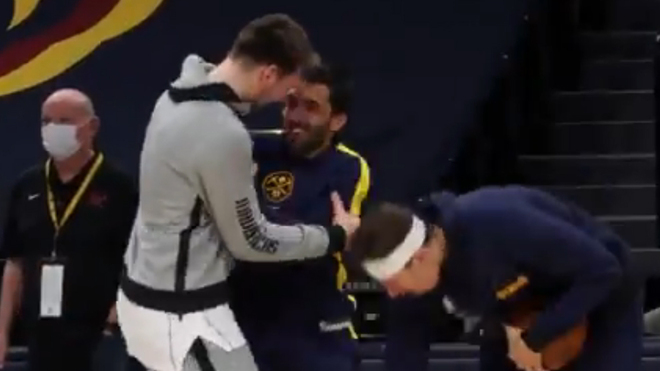 NBA: Luka Doncic - Facundo Campazzo: el abrazo NBA que ...