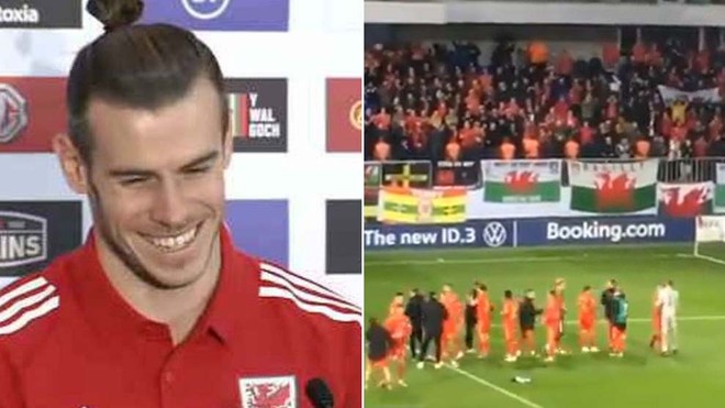 Wales: Bale's response to the 'Wales, golf, Madrid' chant ...