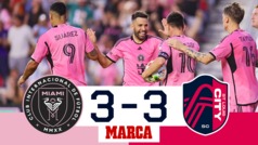 Messi, Surez y Alba marcan pero la victoria no llega | Inter Miami 3-3 St. Louis City | MLS