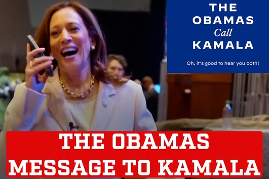 Kamala Harris receives support from the Obamas' via phone call