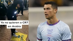 Cristiano Ronaldo ya no es querido en Arabia Saudita: pisotean su playera