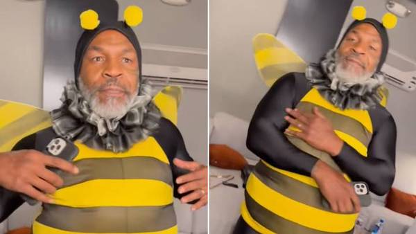 Mike Tyson doing a bee dance : r/gifs