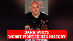 Dana White was mad with the Worst fight In UFC History