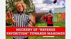 Video mocking Patrick Mahomes' "referee favoritism" goes viral