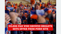 Edmonton Oilers fan who exposed herself on camera gets offer from popular porn site