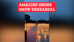 Technology at its best: This is how drones rehearse for a big show