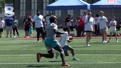 Tyreek Hill gets destroyed by kid at football camp