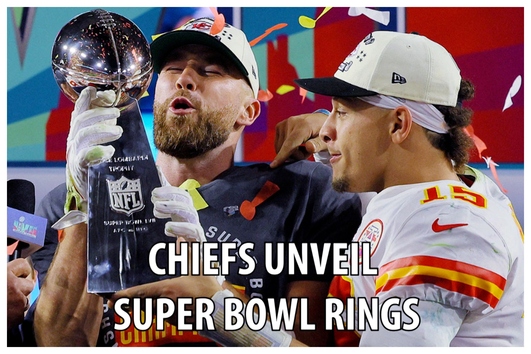 Check out the Kansas City Chiefs' Incredible New Super Bowl Rings