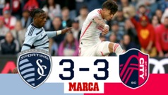 The visitors rescue the draw in the end | Sporting KC 3-3 St. Louis | MLS | Summary and goals