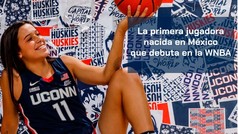 La primera jugadora nacida en Mxico que debuta en la WNBA