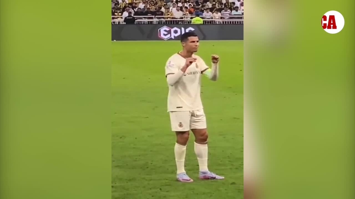 Polémicos gestos al público: la reacción de Cristiano Ronaldo a los gritos  de Messi, Messi