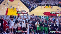El mejor vídeo de la canasta de los Celtics: La reacción de los banquillos pone la piel de gallina