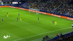 Gol de Baena (1-0) en el Villarreal 5-0 Austria de Viena