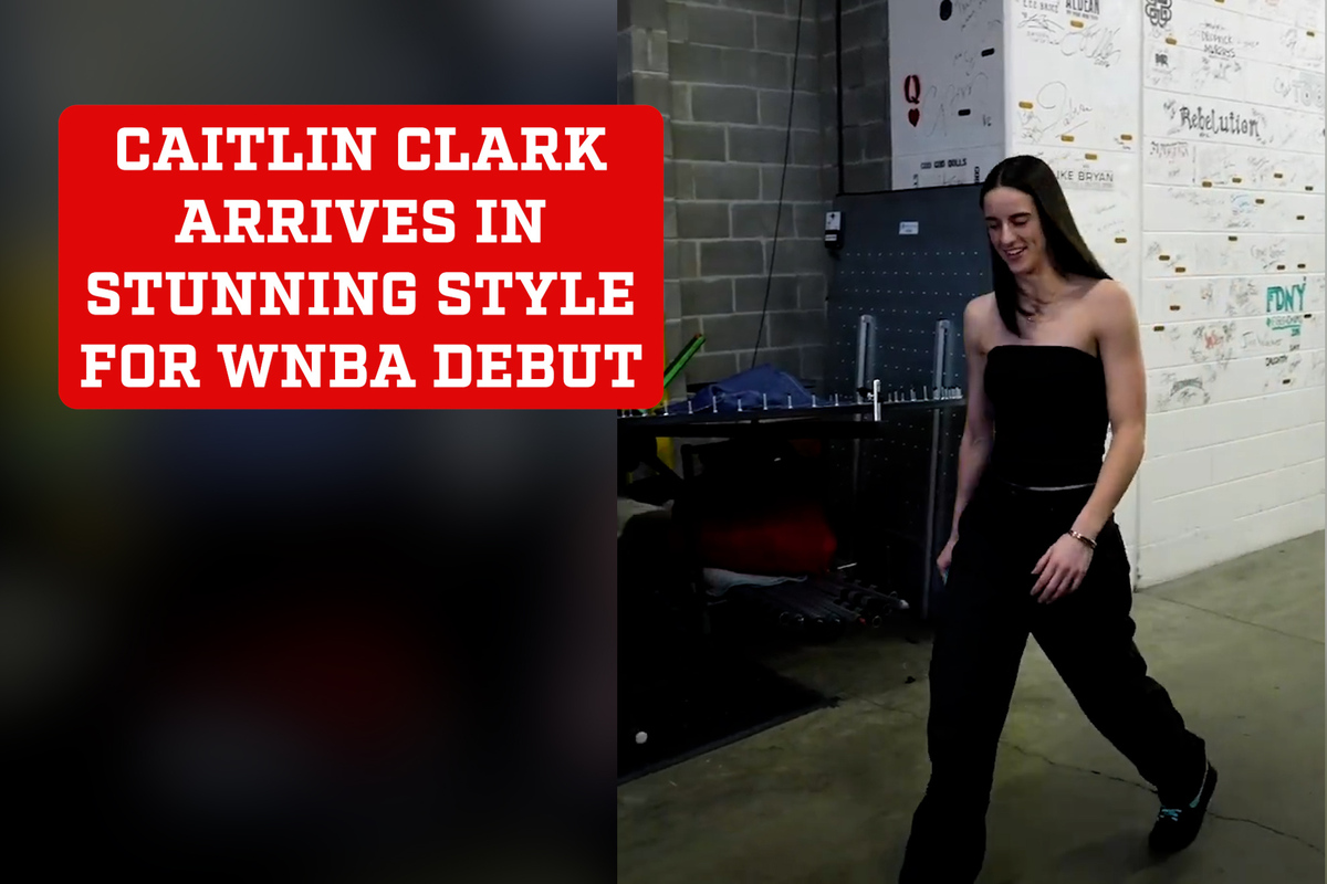 Caitlin Clark arrives in stunning style for WNBA debut vs. Connecticut