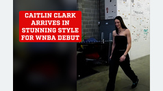Caitlin Clark arrives in stunning style for WNBA debut vs. Connecticut