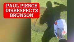 Paul Pierce stomps on Jalen Brunson jersey moments after Knicks lose Game 7