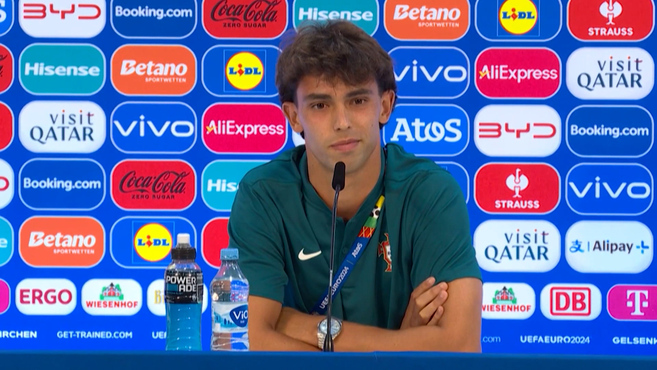 Joao Félix: "Vi esa noticia. Eso es mentira, claramente"