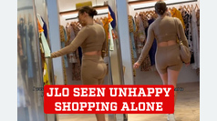 Jennifer Lopez spotted shopping in Southampton alone in casual attire