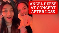 Angel Reese attends concert in Chicago same night as loss to Caitlin Clark