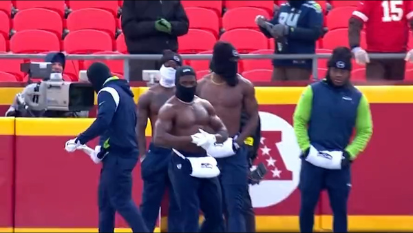 Seattle Seahawks & DK Metcalf Spark Twitter Frenzy Over Shirtless Warm-Ups