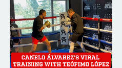 Canelo lvarez's viral training with Tefimo Lpez: The key to his preparation for his fight against Edgar Berlanga