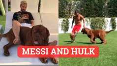 The best moments of Messi and Hulk playing soccer together