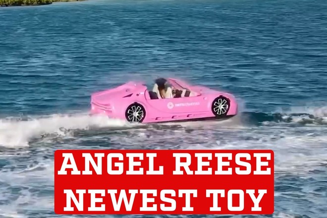 Angel Reese video turns heads with spectacular Barbie boat photoshoot on island getaway Marca