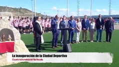Así fue la inauguración de la ciudad deportiva de la UD Logroñés