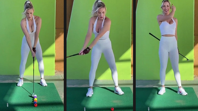 Super Bowl 2021: Paige Spiranac, la golfista viral, calentó la apuesta
