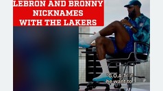 Lebron James clarifies what Bronny should not call him in front of the team