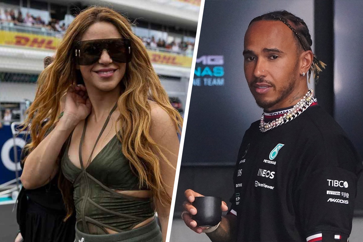 Shakira fue captada cenando con Lewis Hamilton tras el GP de Miami - MARCA  MEXICO