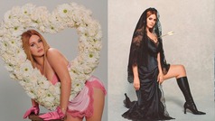 Lana del Rey arranca suspiros modelando conjuntos de la marca de ropa ntima de Kim Kardashian