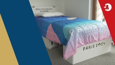 Las camas de cartn 'anti-sexo' ya han llegado a la Villa Olmpica de Pars para los Juegos de 2024