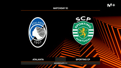 Atalanta 2-1 Sporting Portugal: resumen y goles | Europa League (Octavos de final, vuelta)