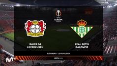 Europa League (Jornada 4): Resumen y goles del Bayer Leverkusen 4-0 Betis