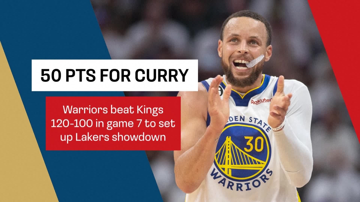 Golden State's Stephen Curry Scores 50 in Game 7 Win Over