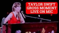 Taylor Swift gross moment heard live on mic at Eras Tour