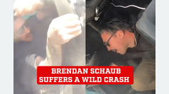 Former UFC star Brendan Schaub has wild accident when his off-road truck rolls over