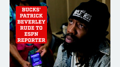 Bucks' Patrick Beverley is rude to ESPN reporter in locker room