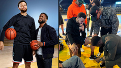 Hilarious bloopers from Kevin Hart's Chase Freedom advert with Steph Curry
