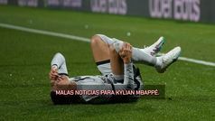 Lesión muscular de Mbappé: se pierde el partido ante el Bayern