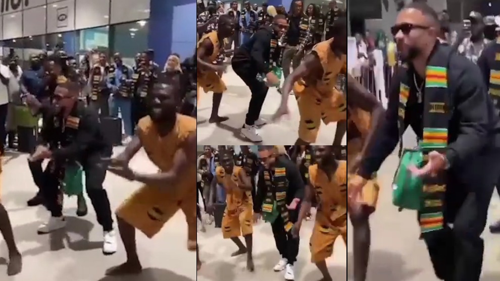 Futbolista o estrella del dance? La llegada de Memphis a Ghana es digna de videoclip