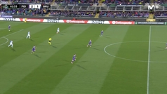 Gol de Thiago (2-2) en el Fiorentina 3-2 Brujas