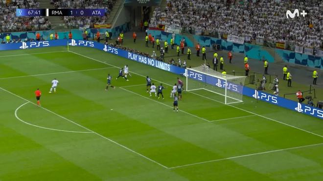 Gol de Mbappé (2-0) en el Real Madrid 2-0 Atalanta